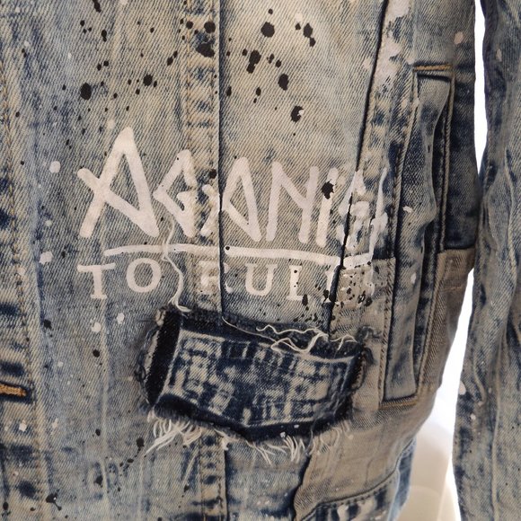 Smoke Rise DNM Co. Stretch Denim Jacket w/ Removable Faux Fur Collar - Picture 4 of 11